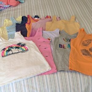 Lot Of Girl's Gap Tank Tops Size 8